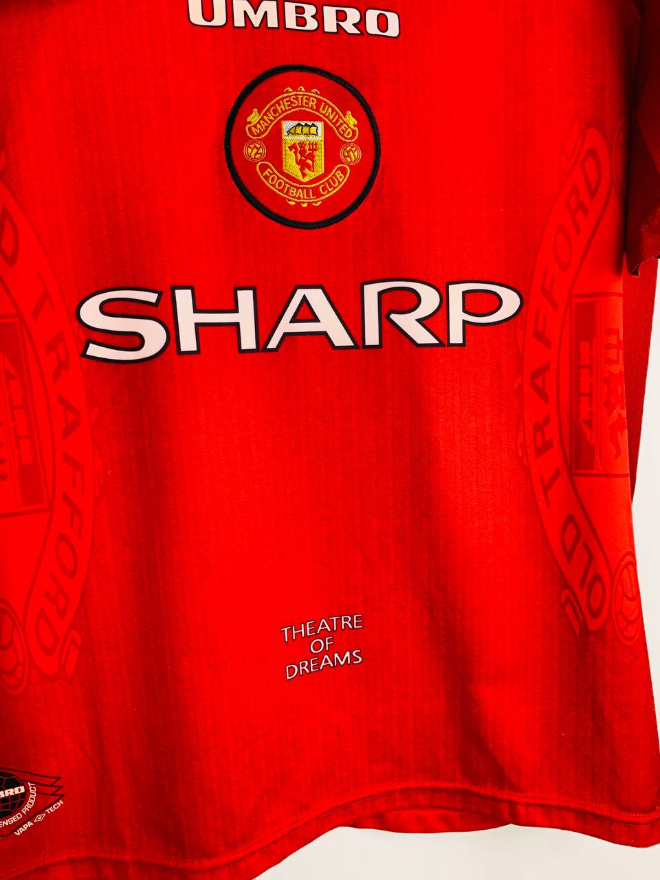 MANCHESTER UNITED 1996/1998 HOME SHIRT #7 CANTONA [L]