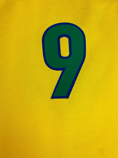 BRAZIL 1998/2000 HOME SHIRT #9 RONALDO [S]