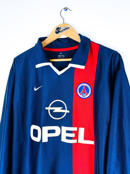 PSG 2001/2002 HOME SHIRT #21 RONALDINHO [L/S]