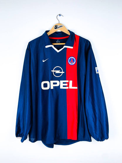 PSG 2001/2002 HOME SHIRT #21 RONALDINHO [L/S]