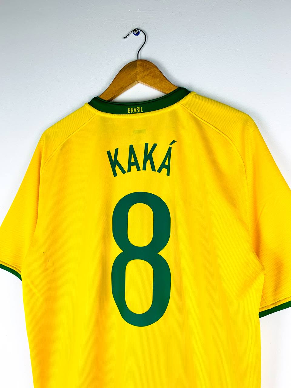 BRAZIL 2008/2010 HOME SHIRT #8 KAKA