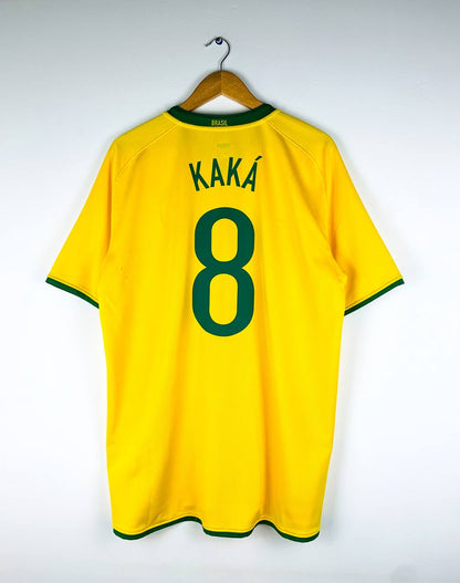 BRAZIL 2008/2010 HOME SHIRT #8 KAKA