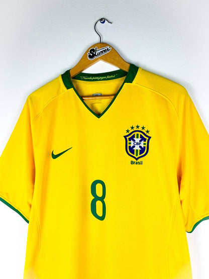 BRAZIL 2008/2010 HOME SHIRT #8 KAKA