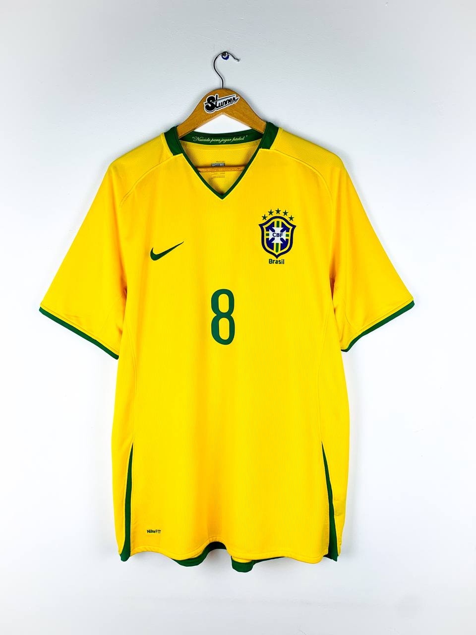 BRAZIL 2008/2010 HOME SHIRT #8 KAKA