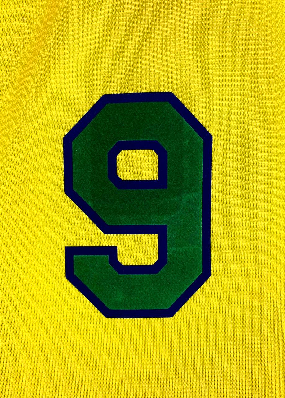 BRAZIL 1997/1998 HOME SHIRT #9 RONALDO