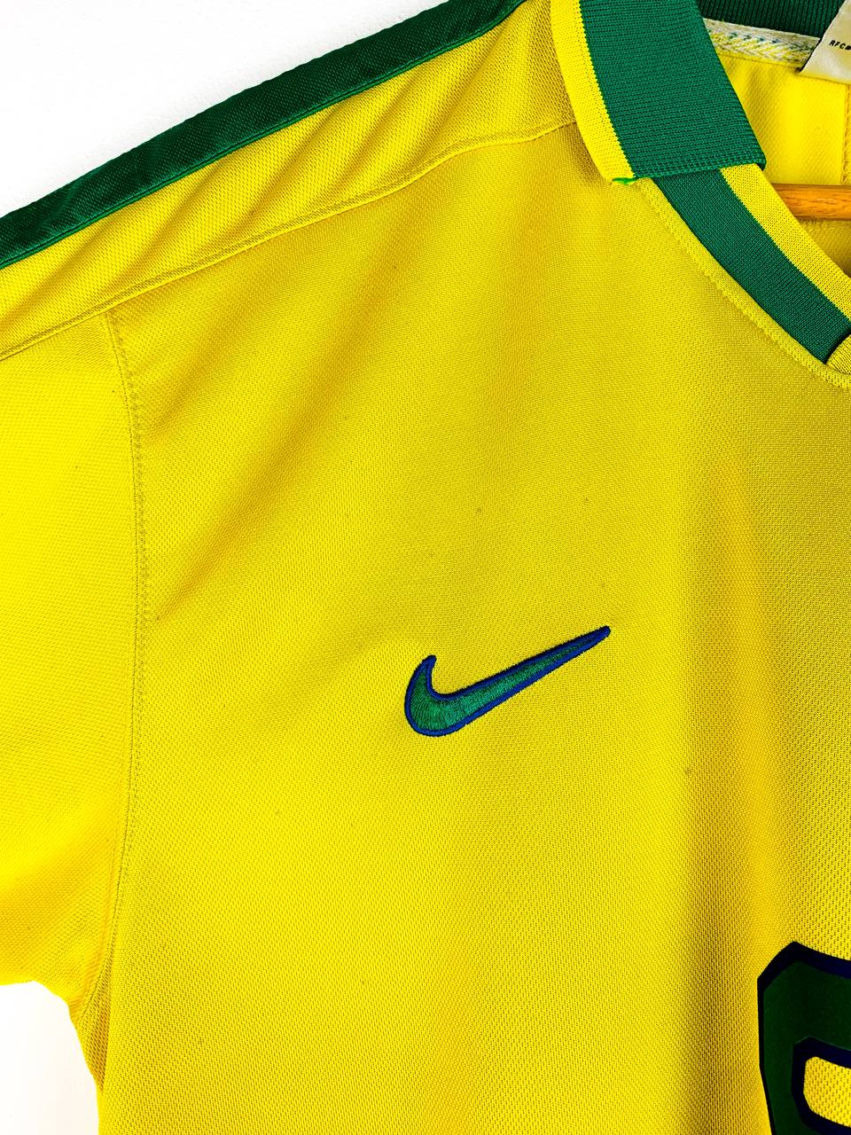 BRAZIL 1997/1998 HOME SHIRT #9 RONALDO