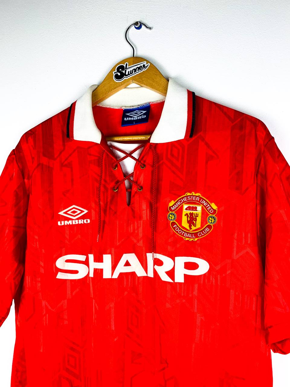 MANCHESTER UNITED 1992/1994 HOME SHIRT #7 CANTONA [L]