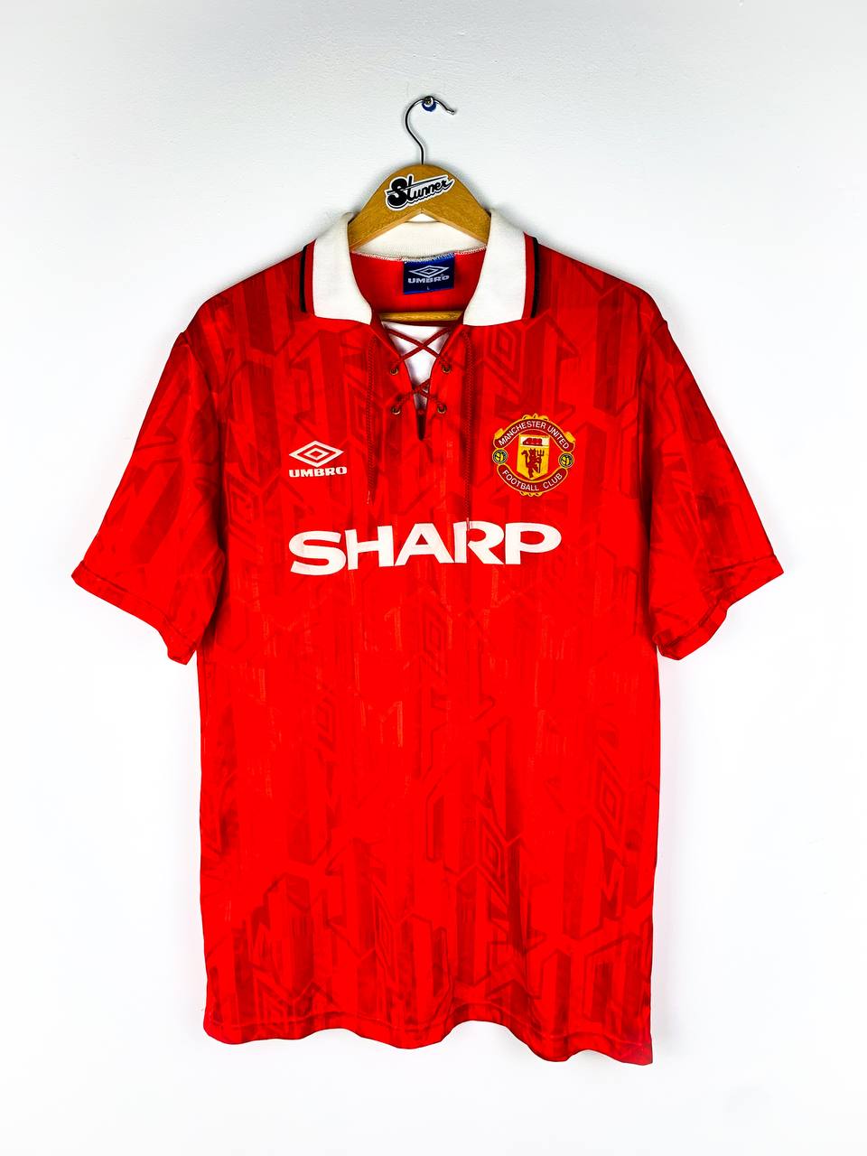 MANCHESTER UNITED 1992/1994 HOME SHIRT #7 CANTONA [L]