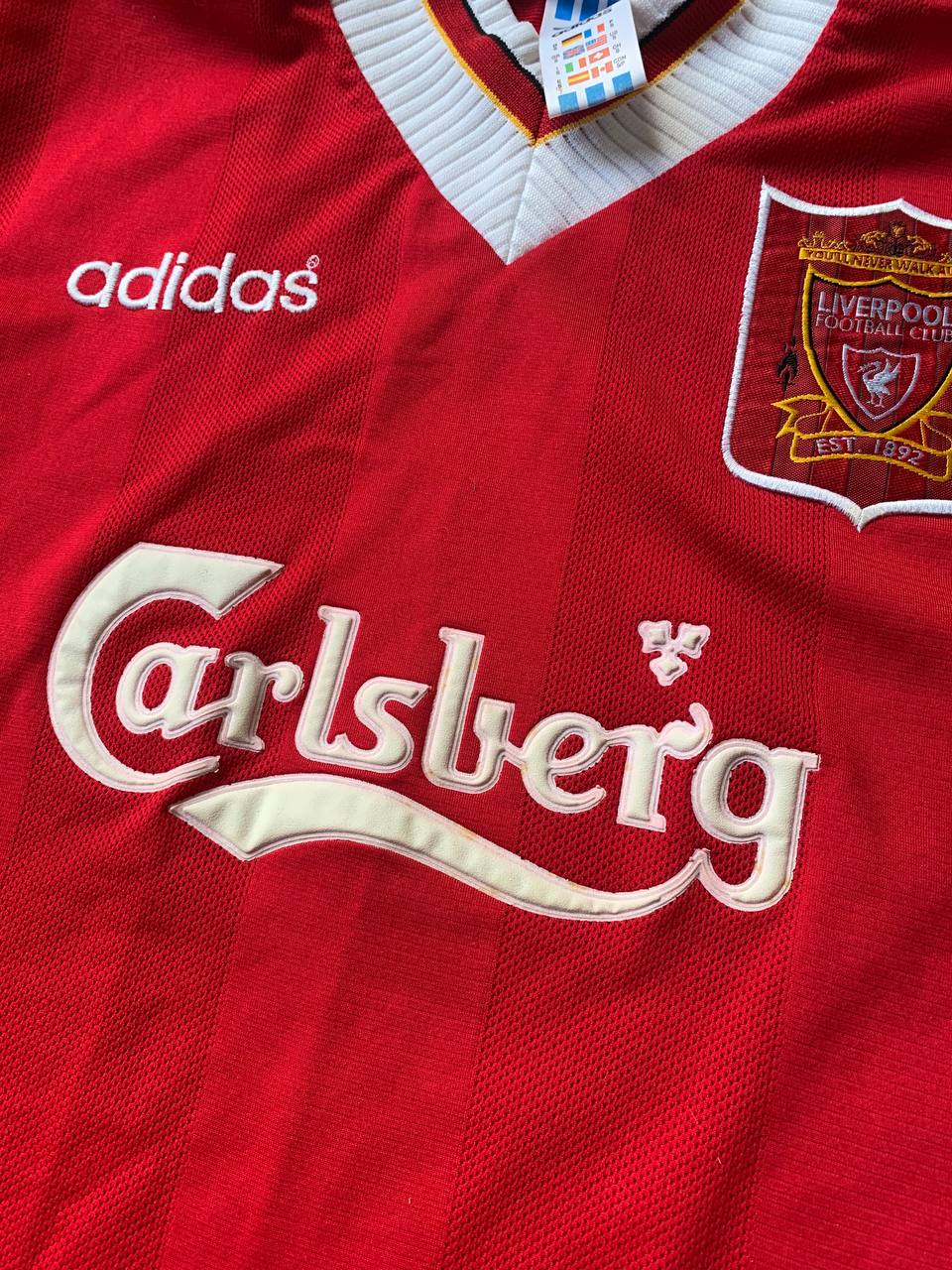 LIVERPOOL 1995/1996 HOME SHIRT [S]
