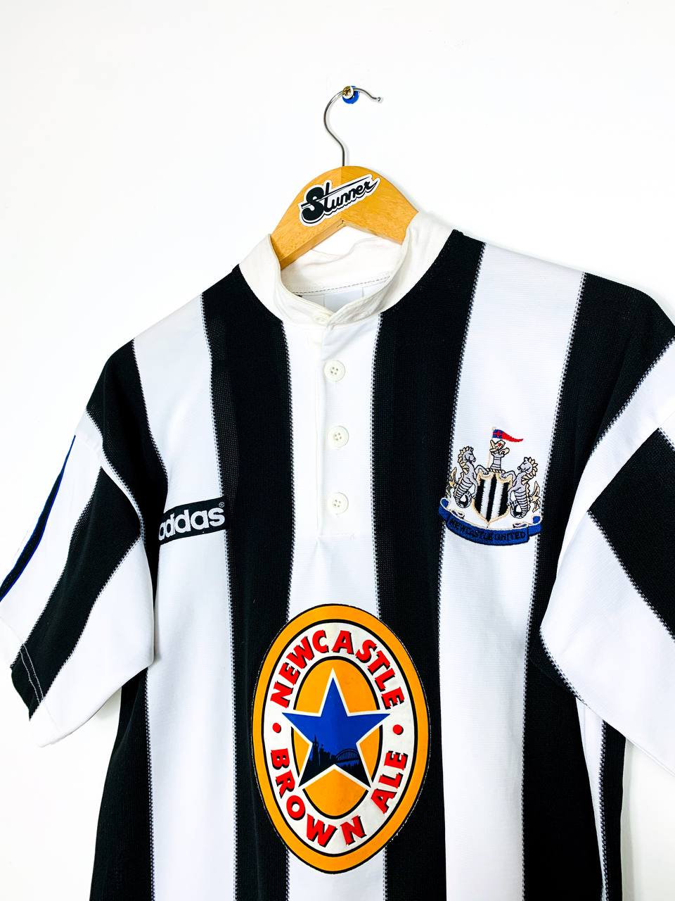 NEWCASTLE UNITED 1995/1997 HOME SHIRT #9 SHEARER [S]