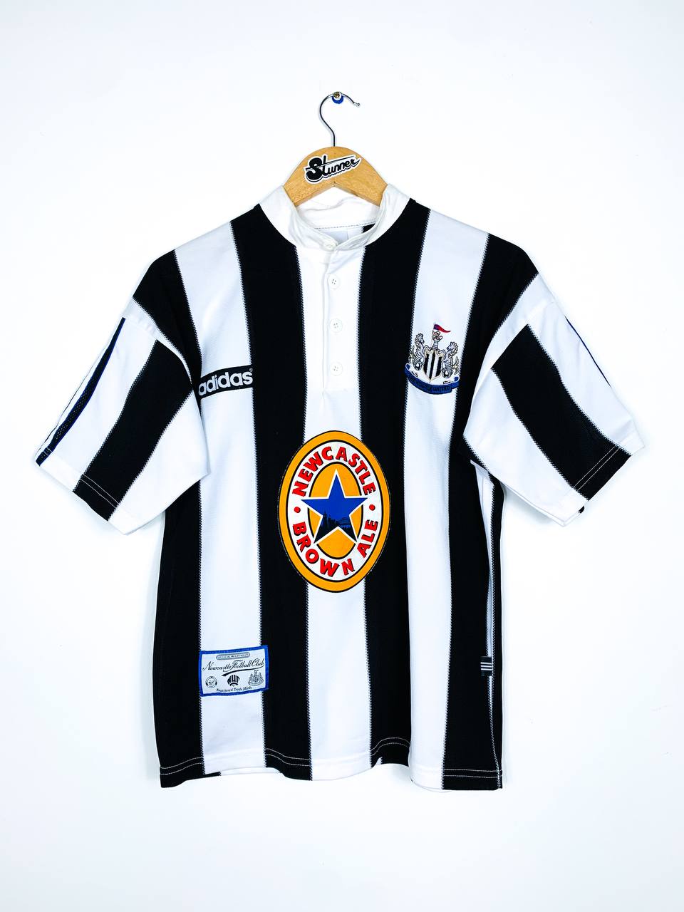 NEWCASTLE UNITED 1995/1997 HOME SHIRT #9 SHEARER [S]