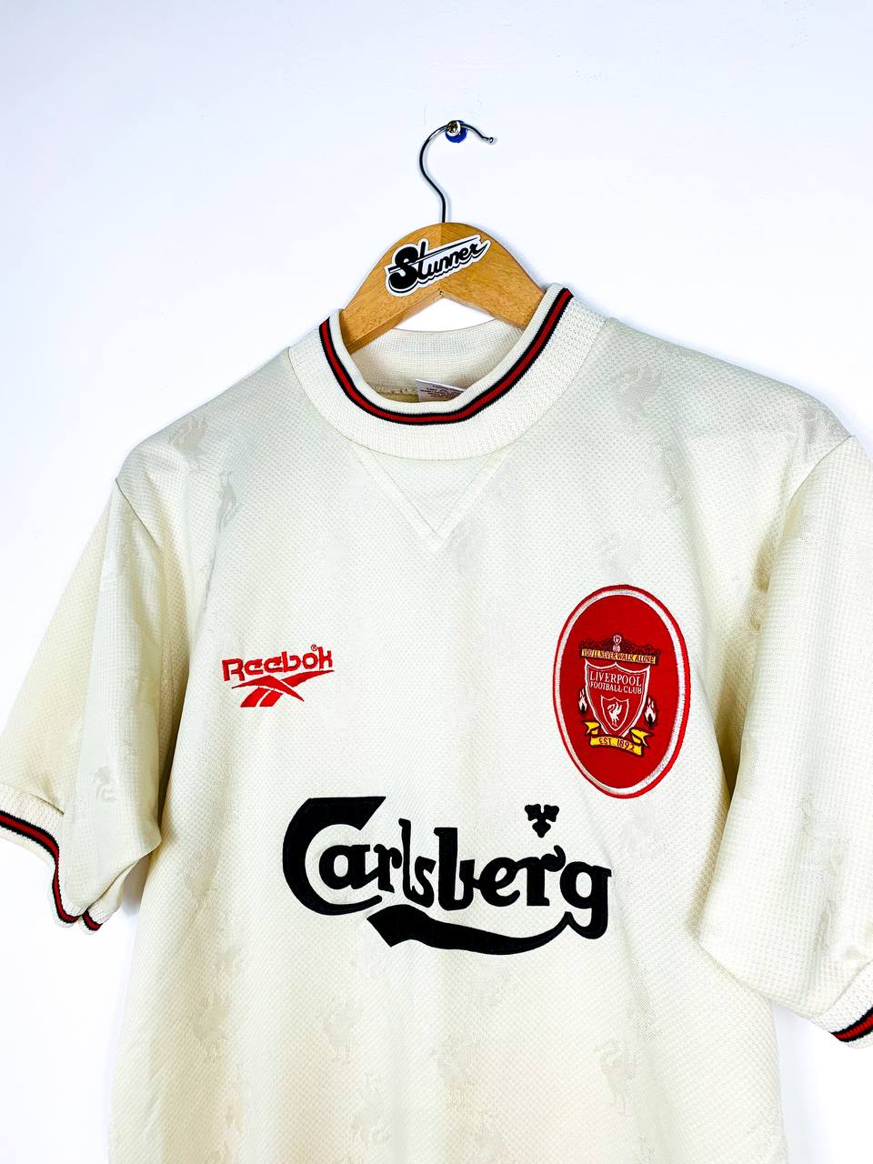 LIVERPOOL 1996/1998 AWAY SHIRT #7 McMANAMAN