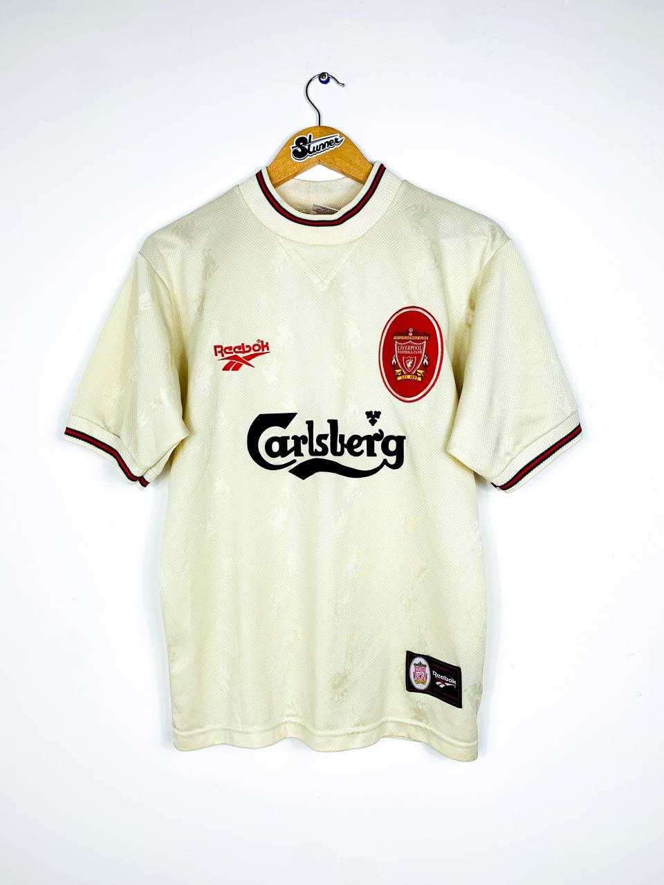 LIVERPOOL 1996/1998 AWAY SHIRT #7 McMANAMAN
