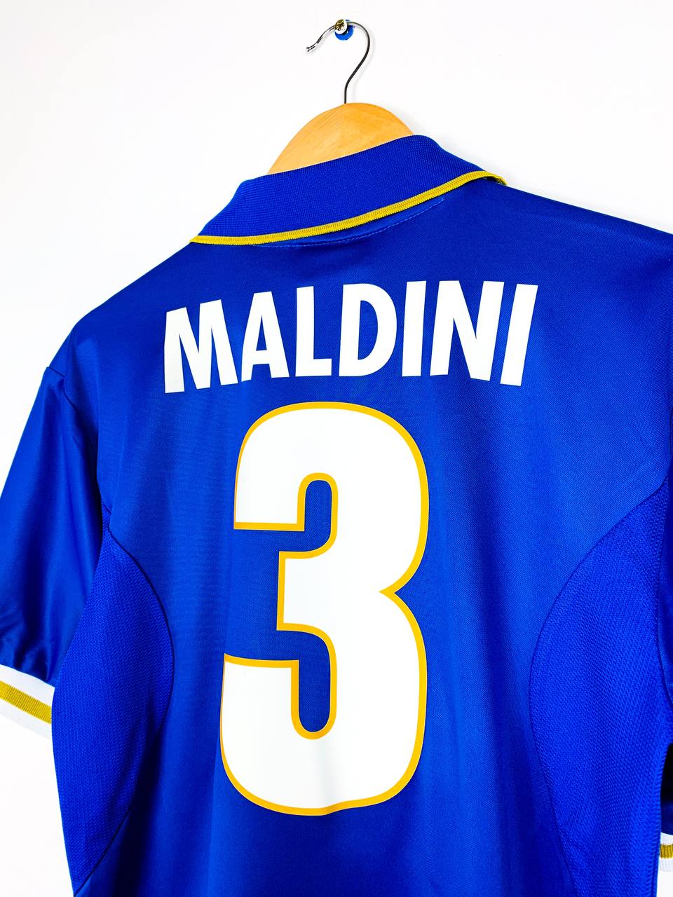 ITALY 1996/1997 HOME SHIRT #3 MALDINI