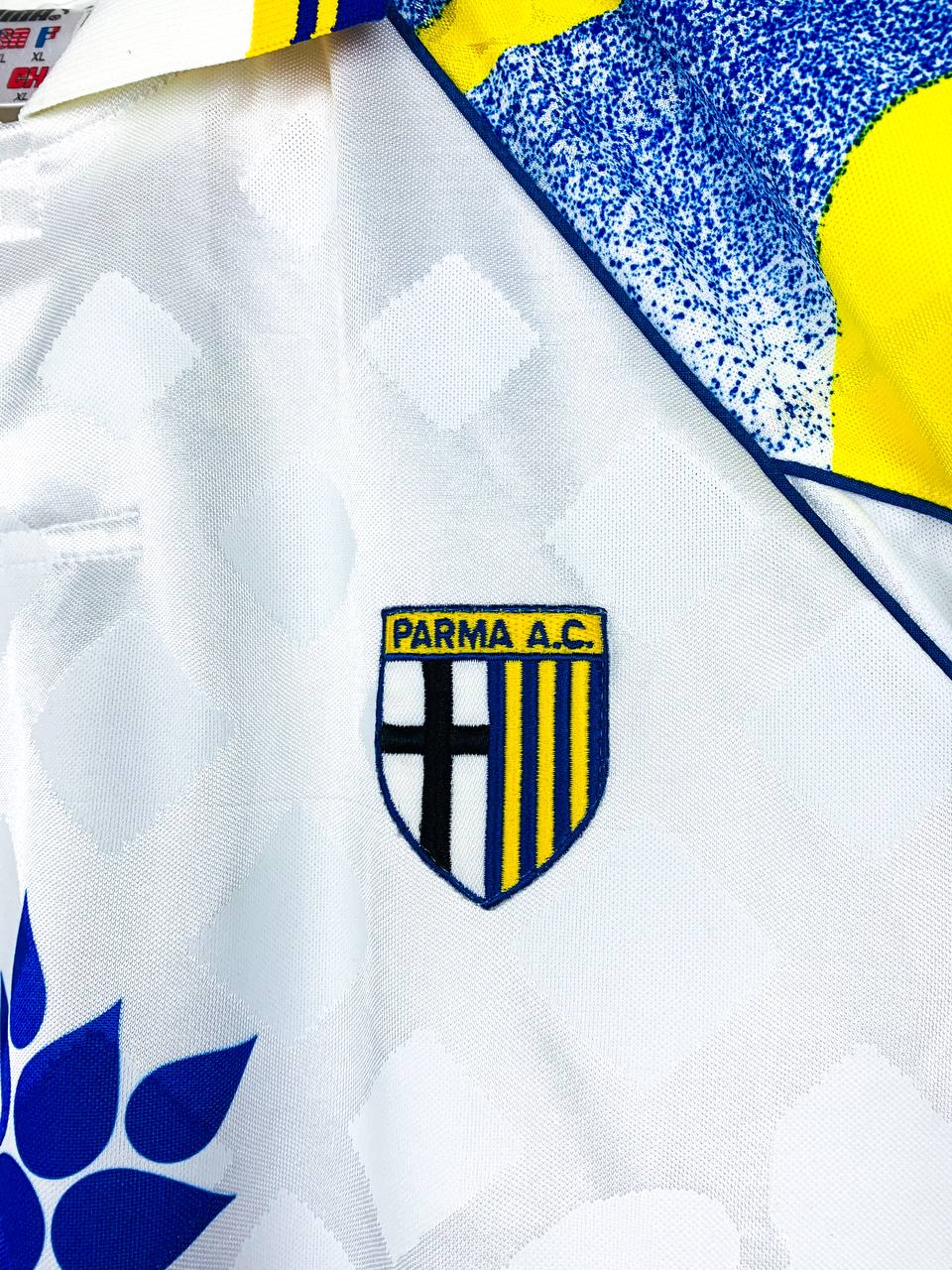 PARMA 1995/1997 AWAY SHIRT #8 STOICHKOV