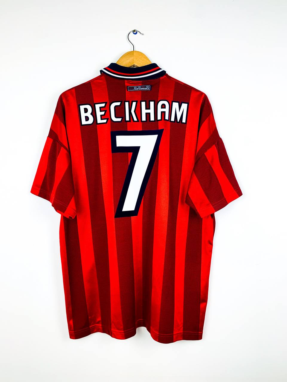 ENGLAND 1997/1999 AWAY SHIRT #7 BECKHAM
