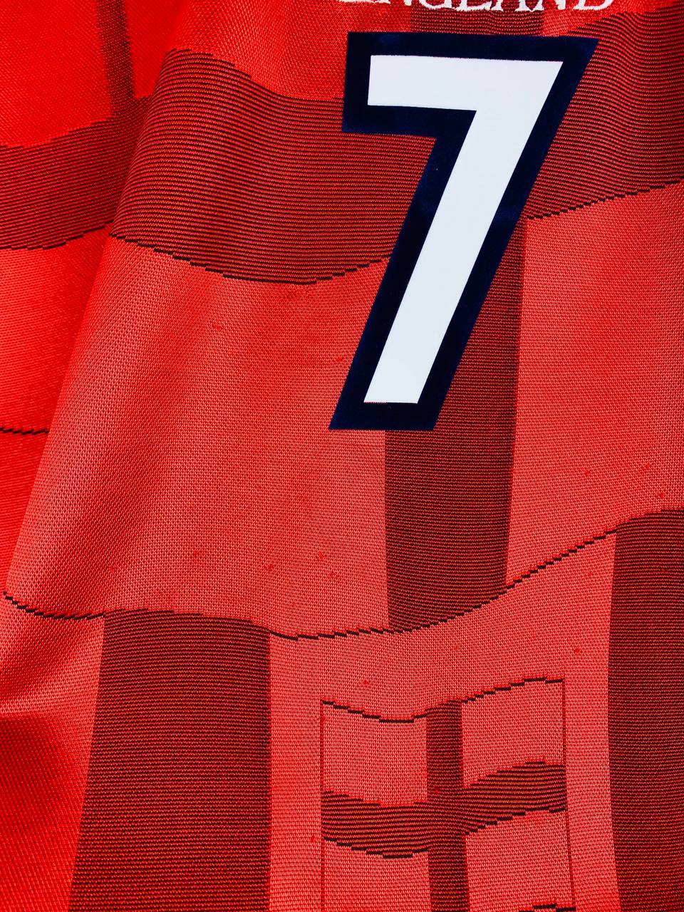 ENGLAND 1997/1999 AWAY SHIRT #7 BECKHAM