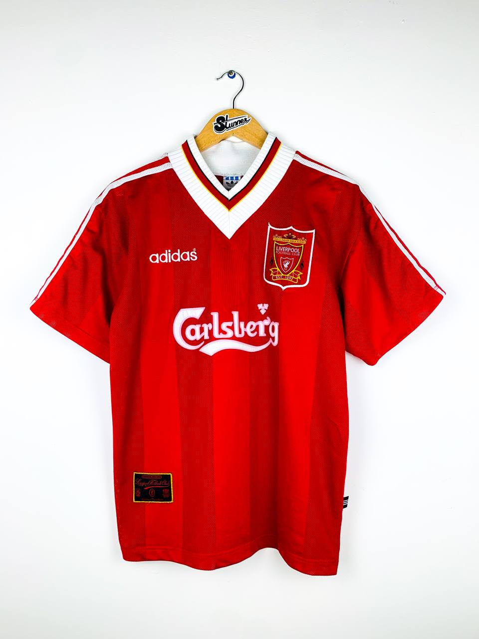 LIVERPOOL 1995/1996 HOME SHIRT #8 COLLYMORE