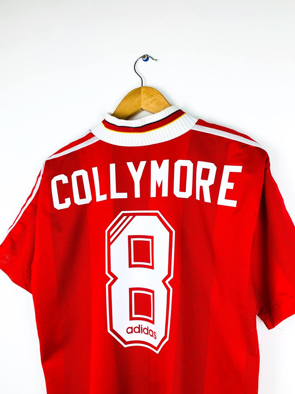 LIVERPOOL 1995/1996 HOME SHIRT #8 COLLYMORE