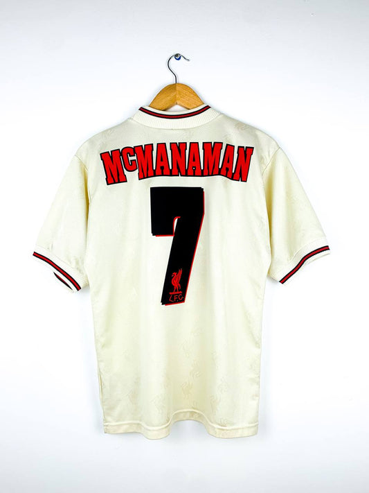 LIVERPOOL 1996/1998 AWAY SHIRT #7 McMANAMAN