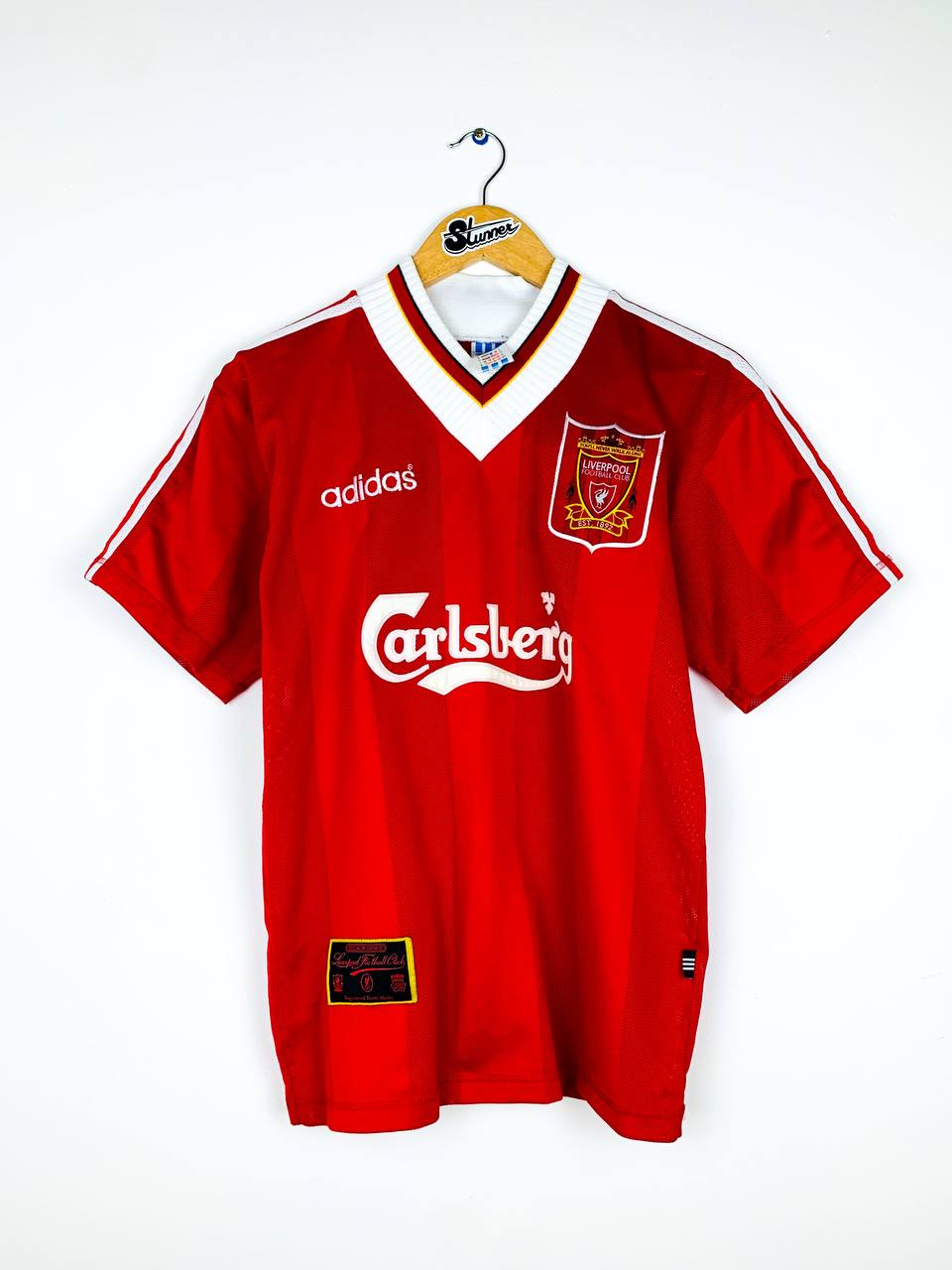 LIVERPOOL 1995/1996 HOME SHIRT #9 RUSH