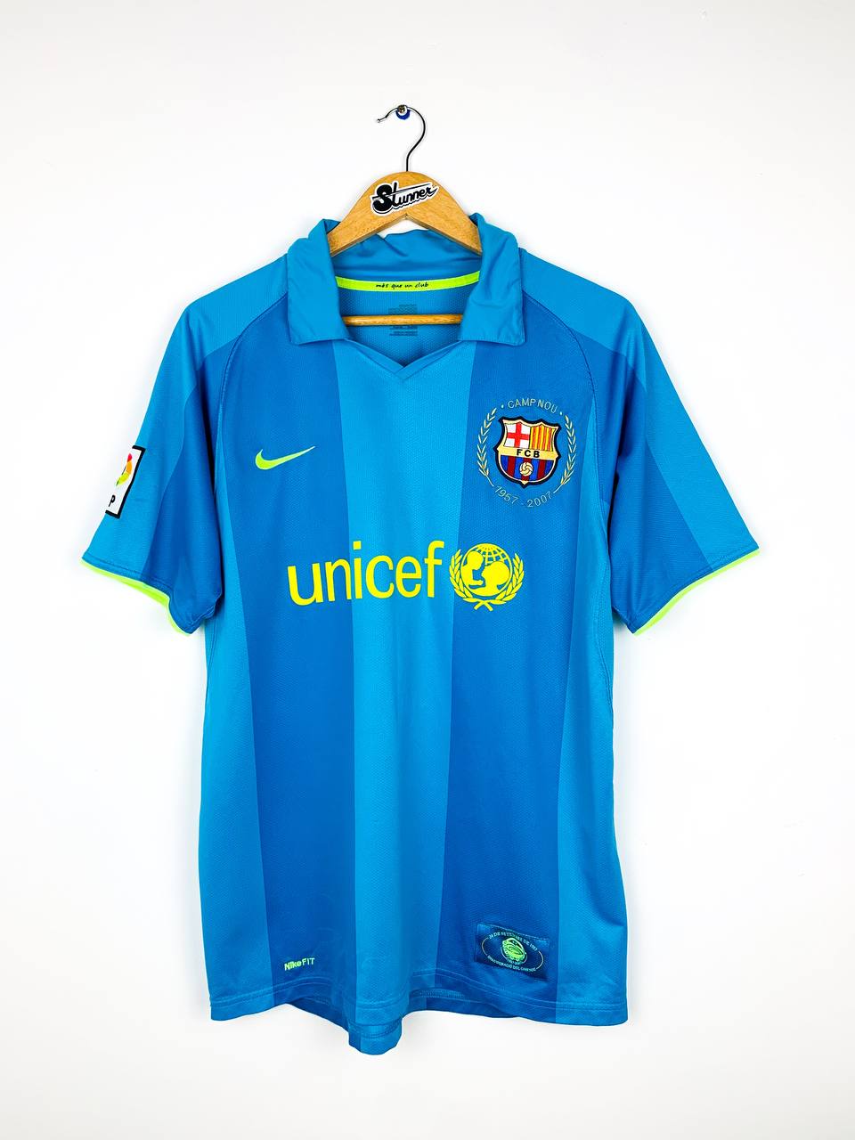 BARCELONA 2007/2008 AWAY SHIRT #14 HENRY