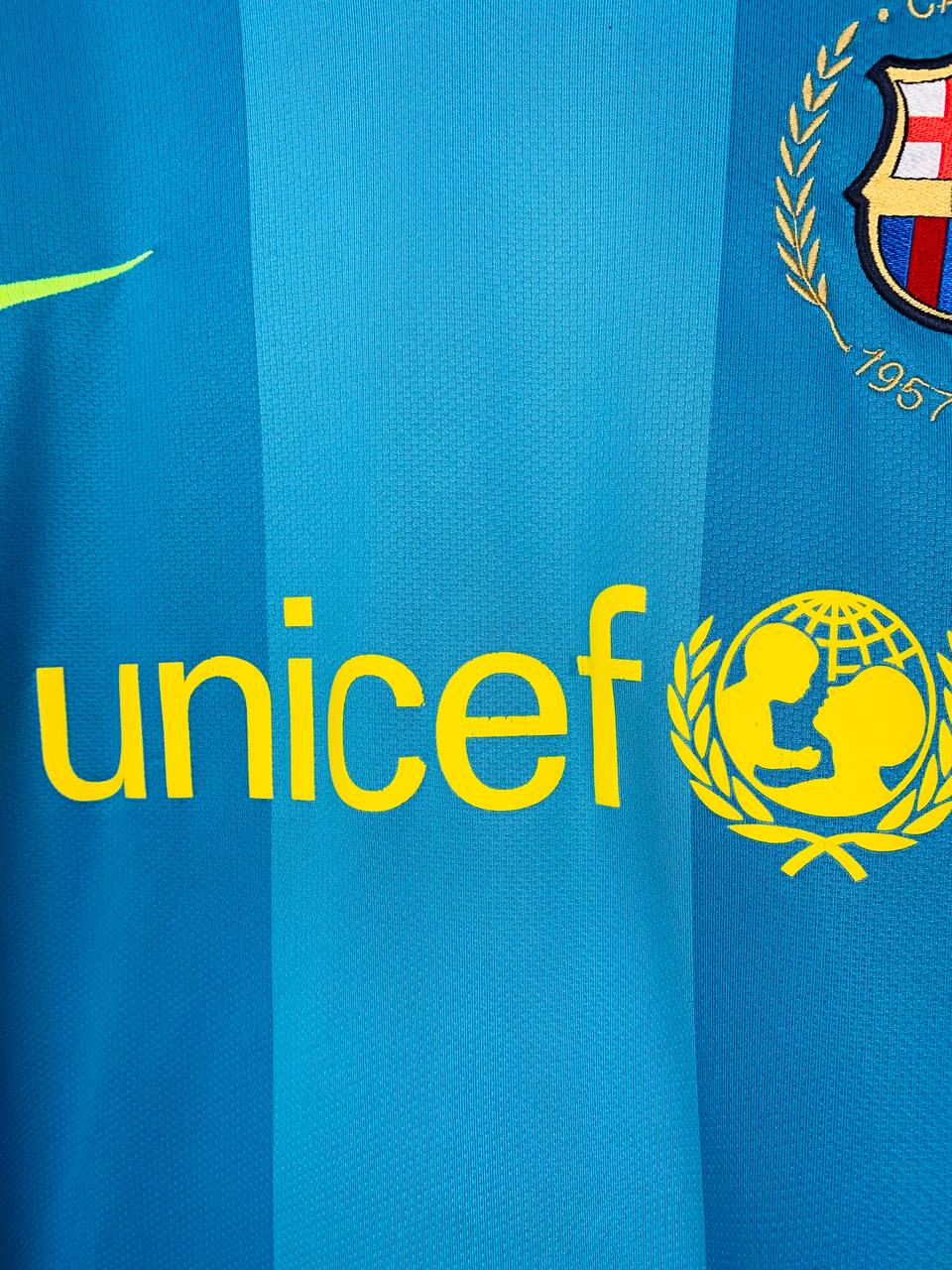 BARCELONA 2007/2008 AWAY SHIRT #14 HENRY