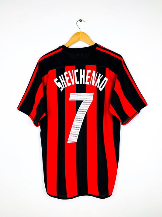 AC MILAN 2003/2004 HOME SHIRT #7 SHEVCHENKO