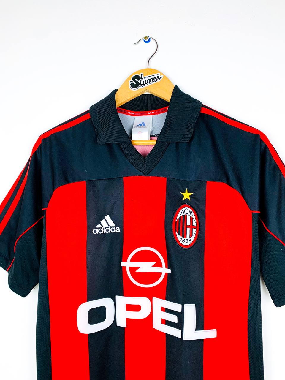 AC MILAN 2000/2002 HOME SHIRT #3 MALDINI