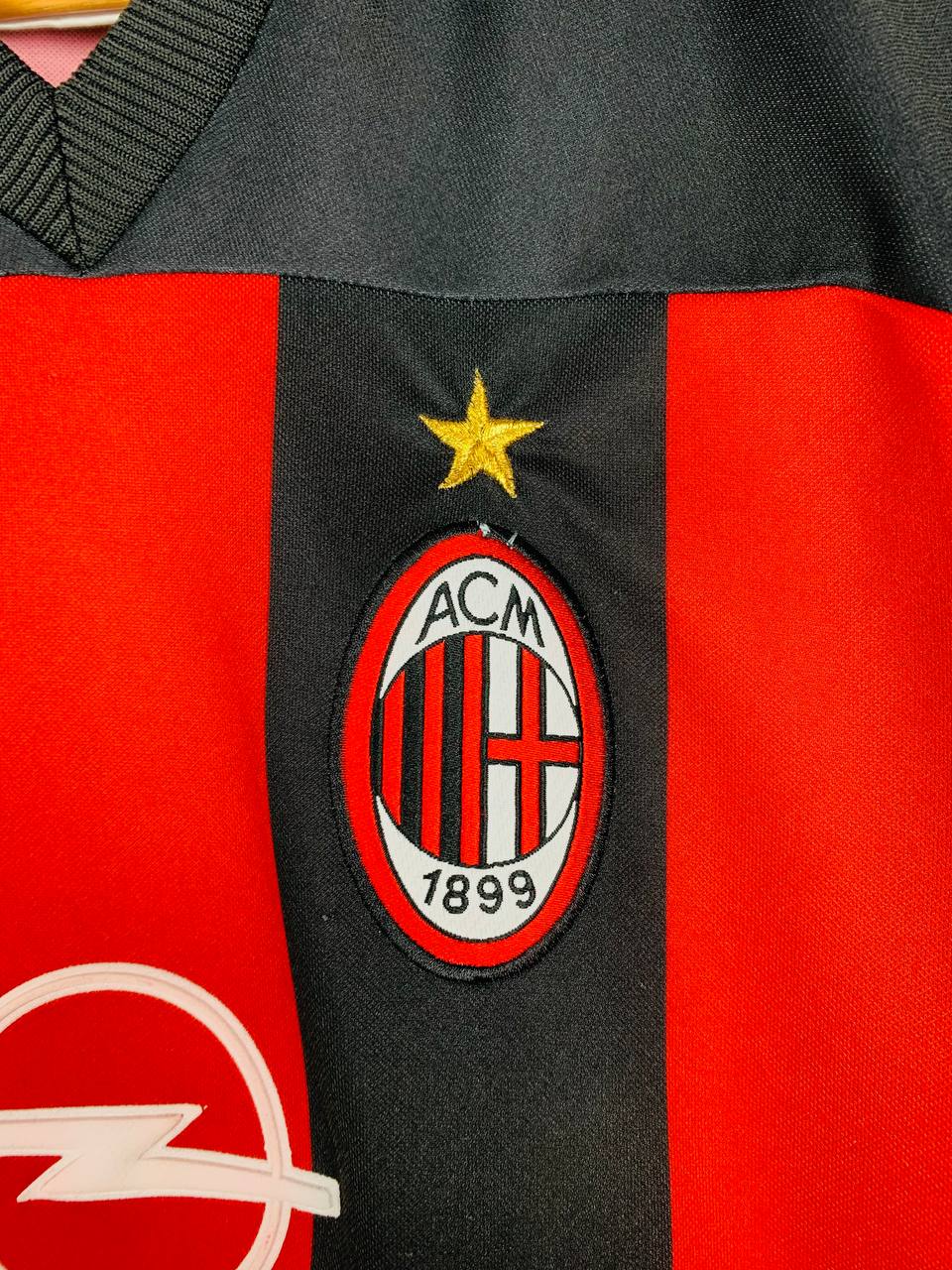 AC MILAN 2000/2002 HOME SHIRT #3 MALDINI