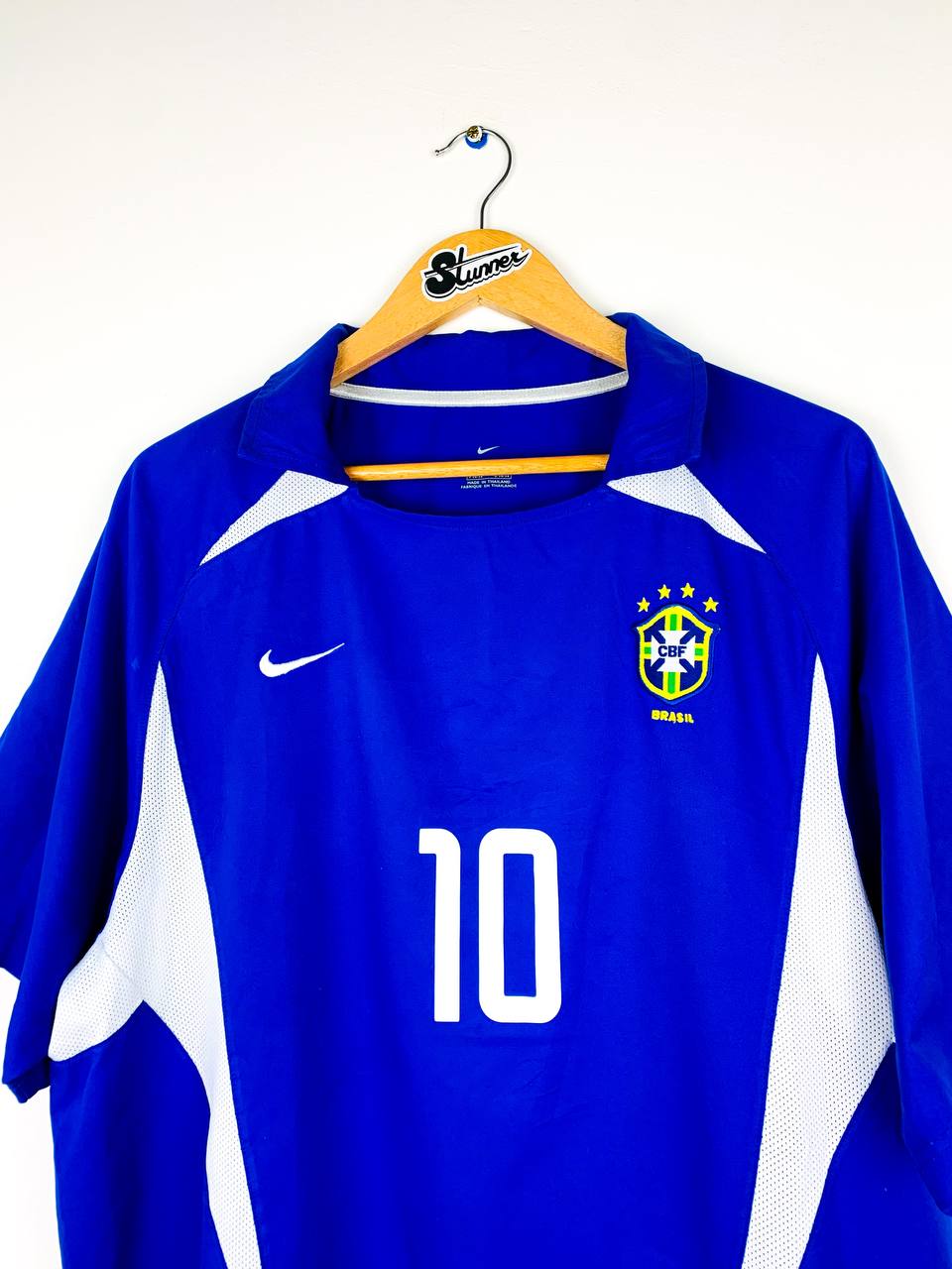 BRAZIL 2002/2004 AWAY SHIRT #10 RIVALDO