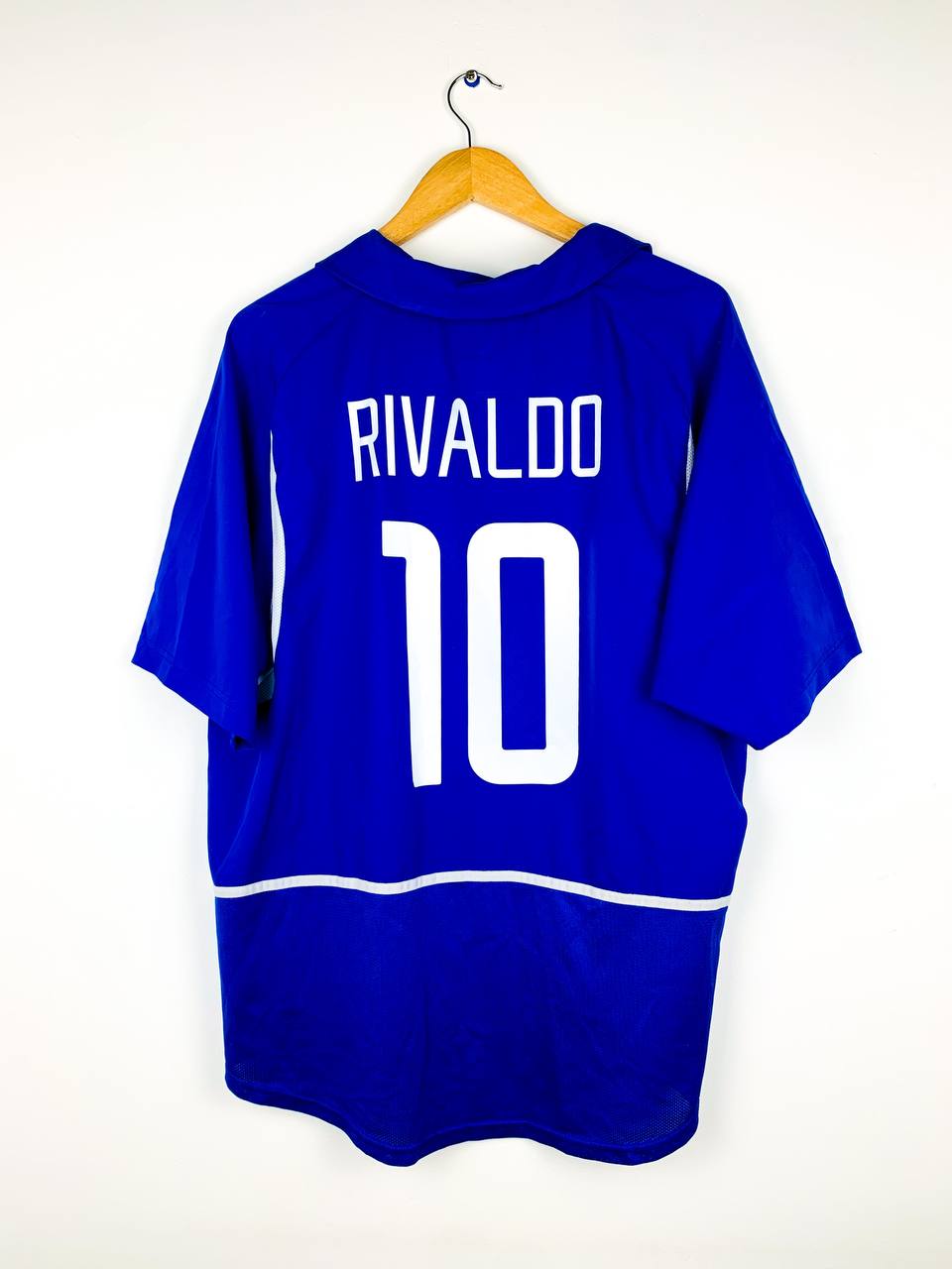 BRAZIL 2002/2004 AWAY SHIRT #10 RIVALDO