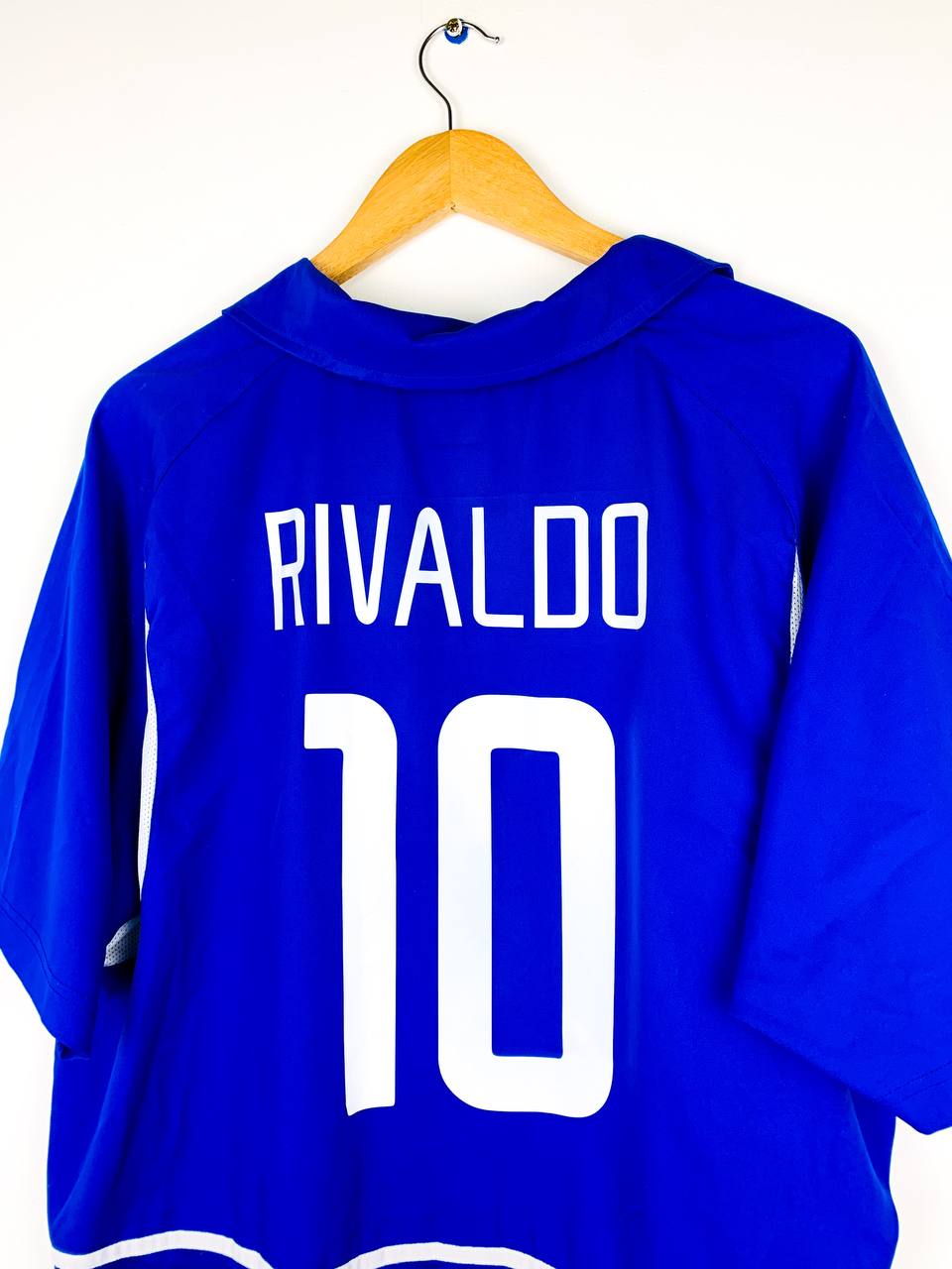 BRAZIL 2002/2004 AWAY SHIRT #10 RIVALDO