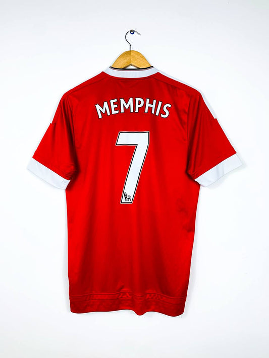 MANCHESTER UNITED 2015/2016 HOME SHIRT #7 MEMPHIS