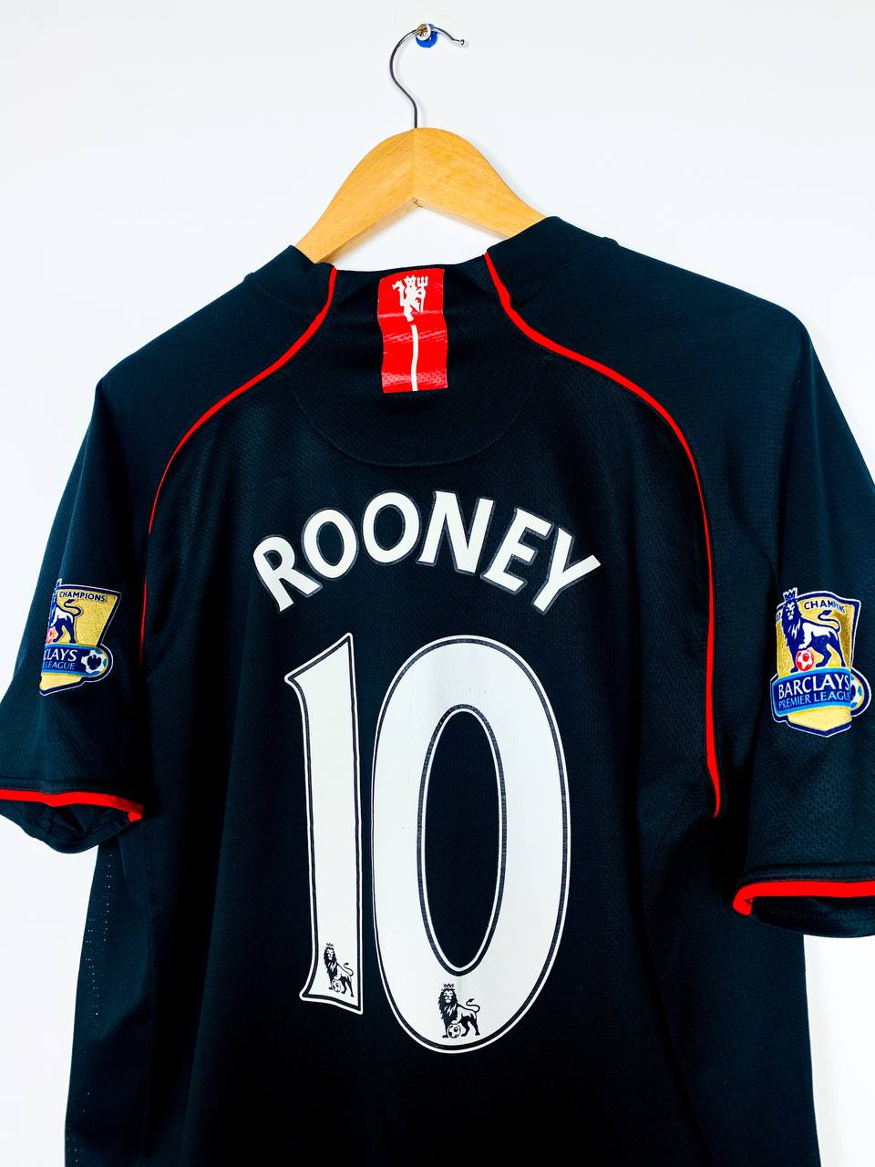 MANCHESTER UNITED 2007/2008 AWAY SHIRT #10 ROONEY