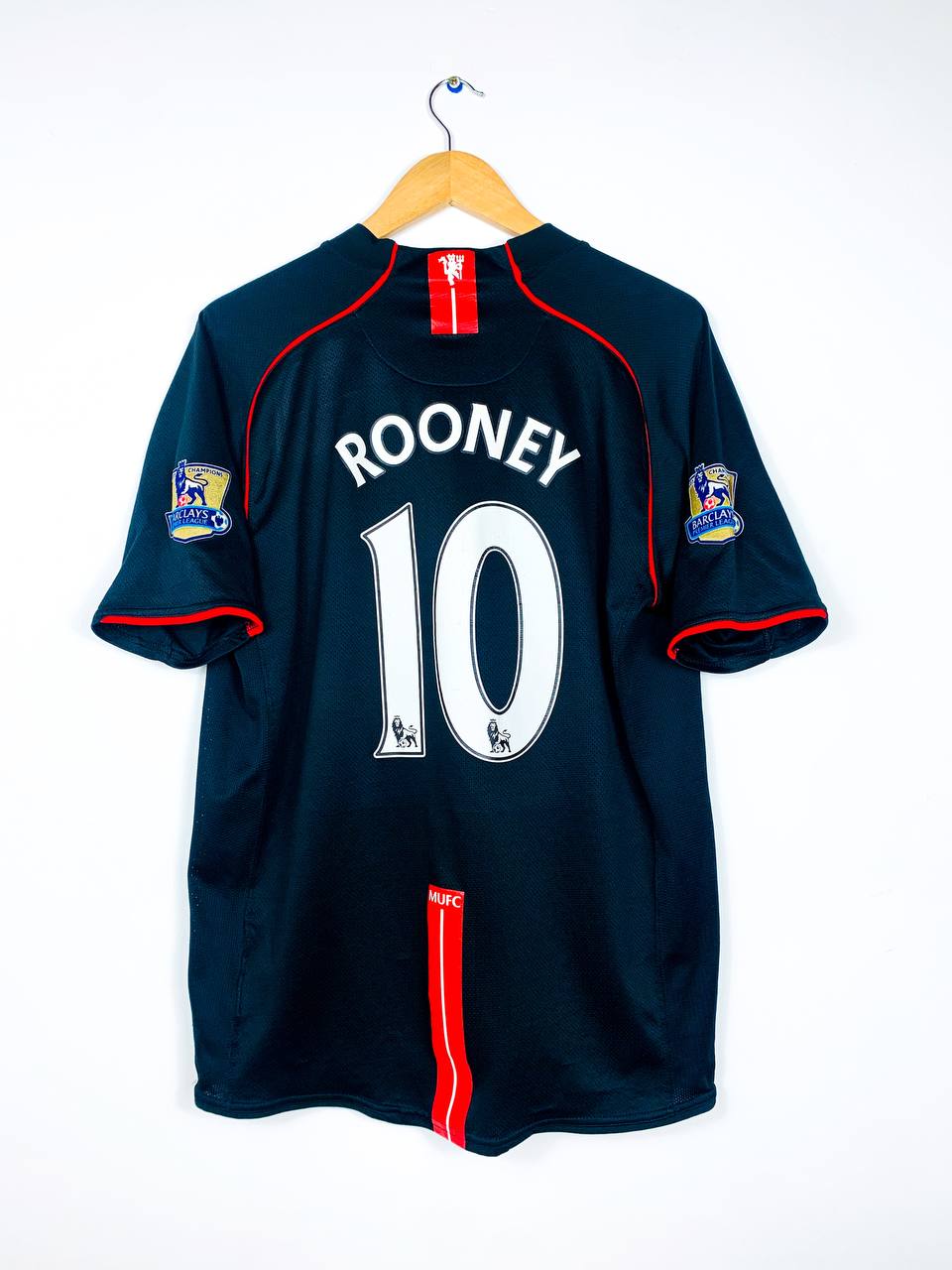 MANCHESTER UNITED 2007/2008 AWAY SHIRT #10 ROONEY