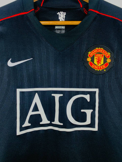 MANCHESTER UNITED 2007/2008 AWAY SHIRT #10 ROONEY