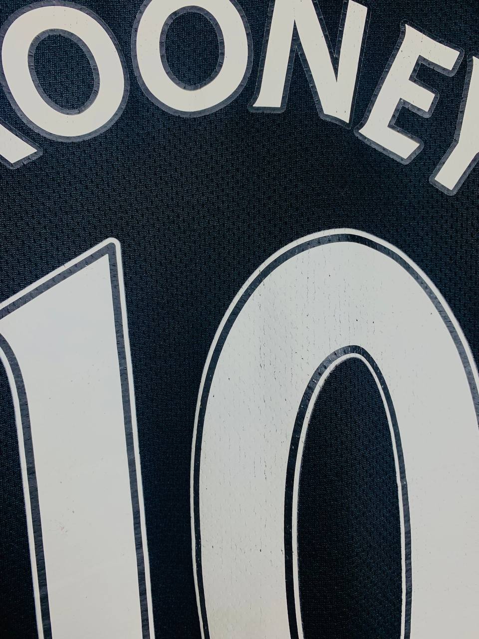 MANCHESTER UNITED 2007/2008 AWAY SHIRT #10 ROONEY