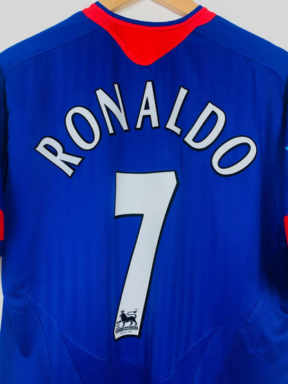 MANCHESTER UNITED 2005/2006 AWAY SHIRT #7 RONALDO