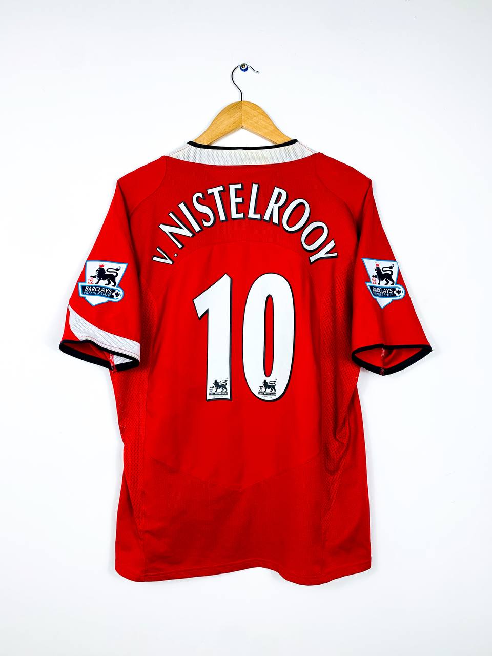 MANCHESTER UNITED 2004/2006 HOME SHIRT #10 VAN NISTELROOY