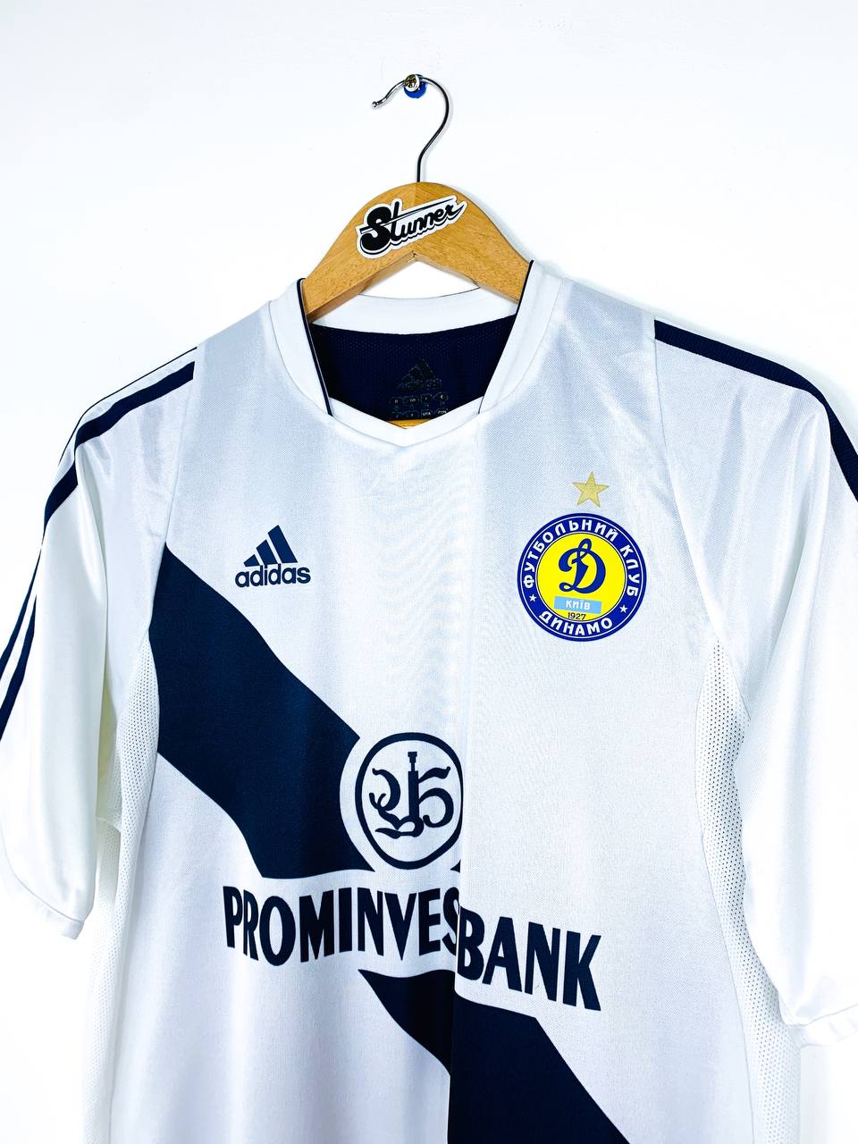 DYNAMO KYIV 2003/2004 HOME SHIRT #8 BELKEVICH [PLAYER ISSUE]