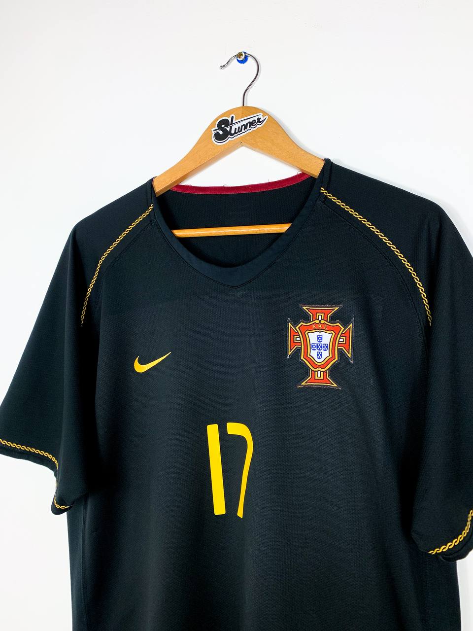PORTUGAL 2006/2008 AWAY SHIRT #17 C.RONALDO