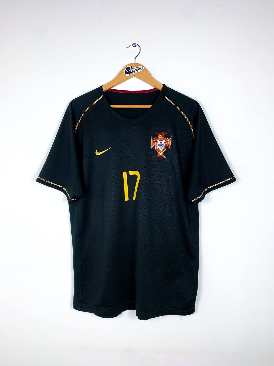 PORTUGAL 2006/2008 AWAY SHIRT #17 C.RONALDO