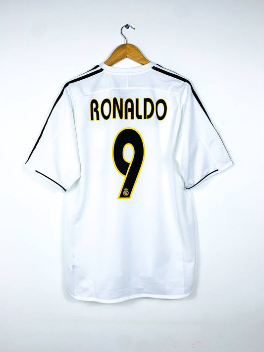 REAL MADRID 2003/2004 HOME SHIRT #9 RONALDO