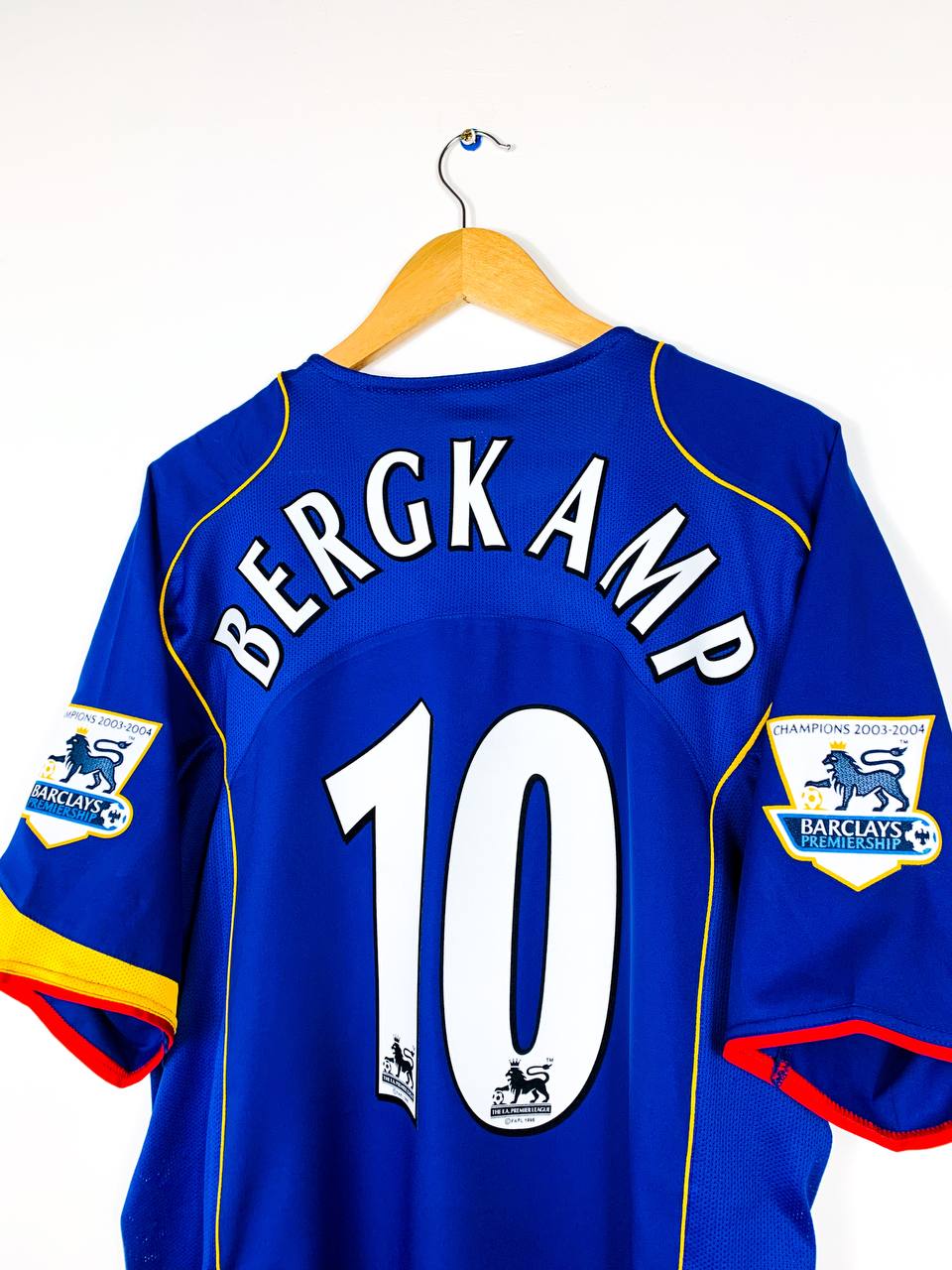 ARSENAL 2004/2005 AWAY SHIRT #10 BERGKAMP