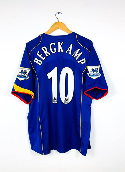 ARSENAL 2004/2005 AWAY SHIRT #10 BERGKAMP