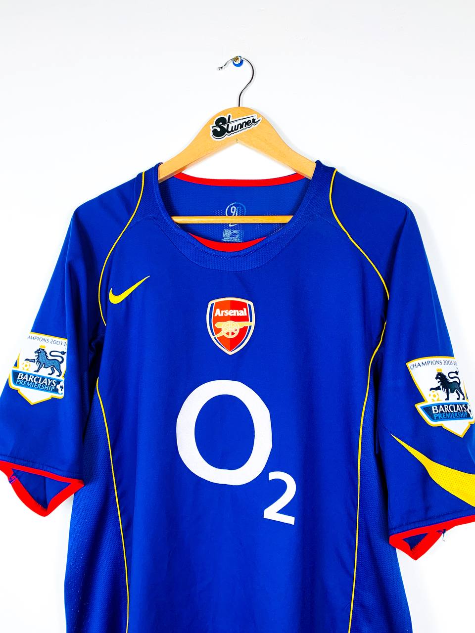 ARSENAL 2004/2005 AWAY SHIRT #10 BERGKAMP