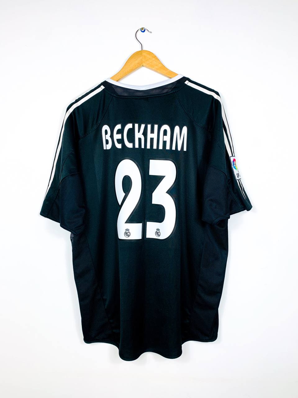 REAL MADRID 2004/2005 AWAY SHIRT #23 BECKHAM [XL]