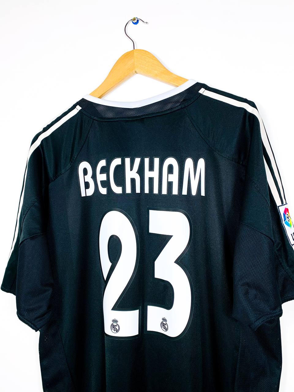 REAL MADRID 2004/2005 AWAY SHIRT #23 BECKHAM [XL]