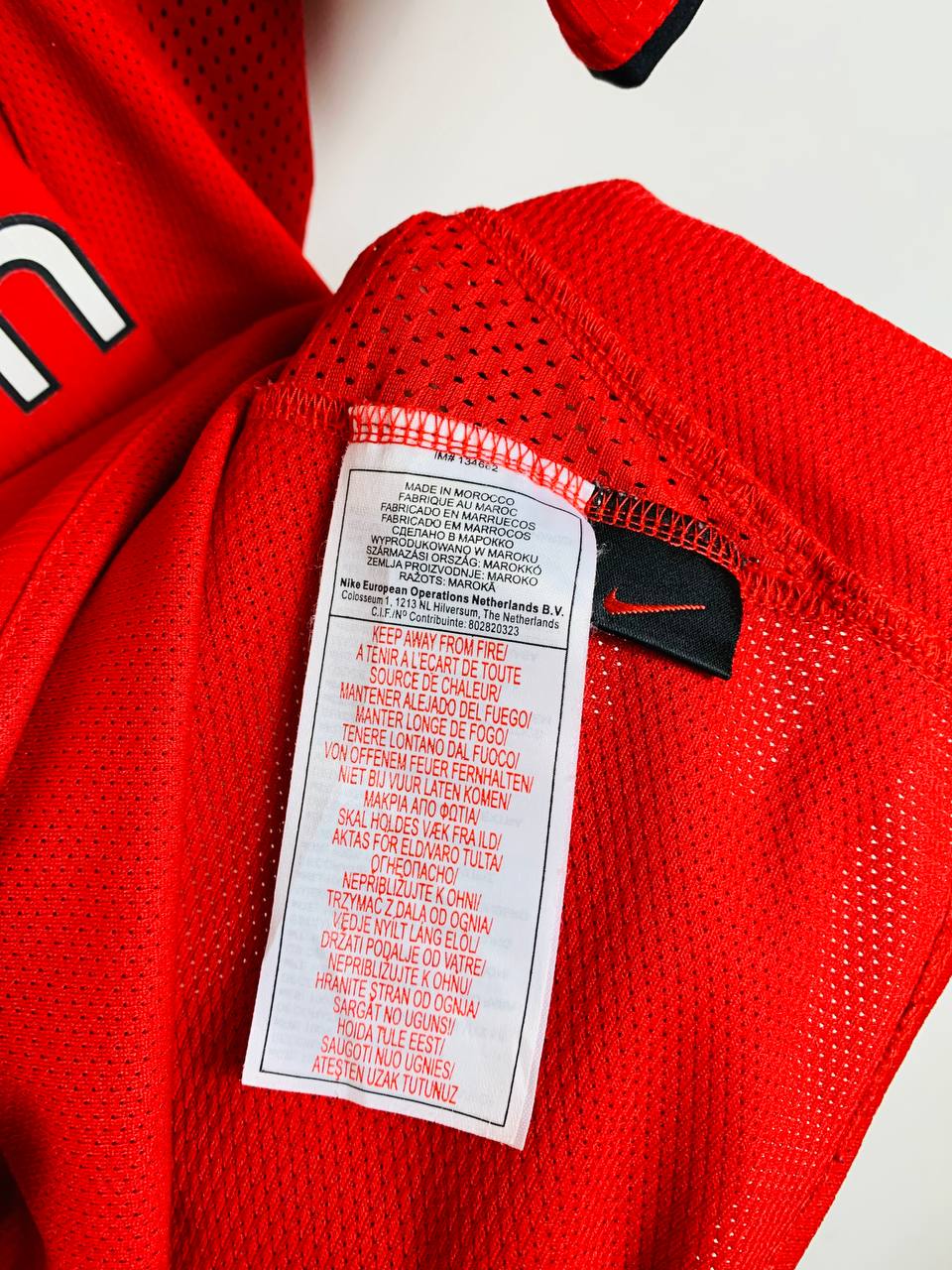 MANCHESTER UNITED 2004/2006 HOME SHIRT #7 RONALDO